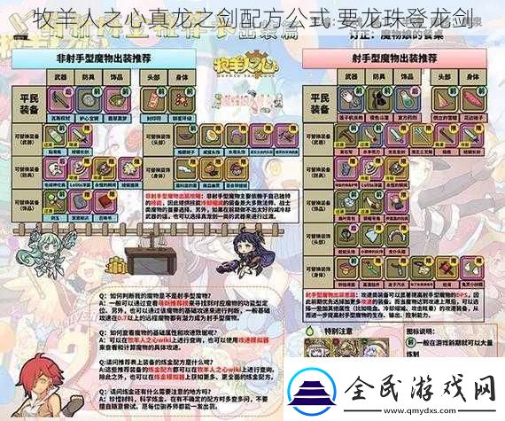 牧羊人之心真龍之劍配方公式