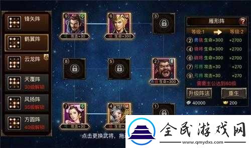 三國群英傳手游副將搭配要點