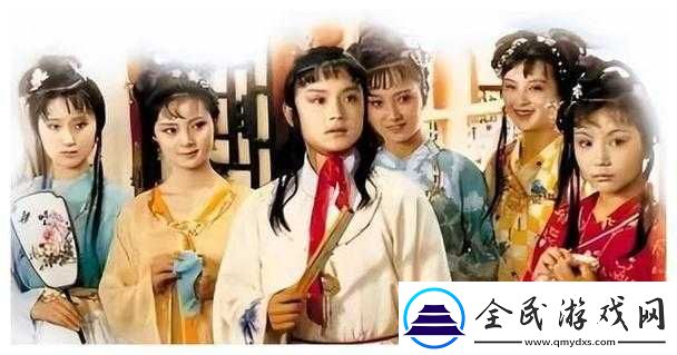 賈政令寶釵扶著樹干