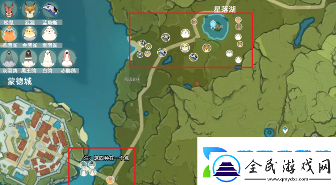 原神小動物分布位置大全