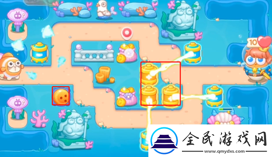 保衛蘿卜4海的閨女第11關通關攻略